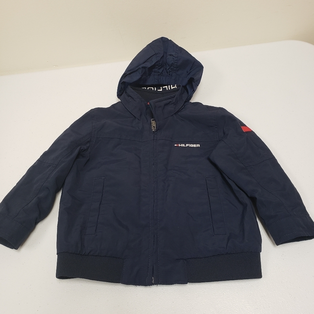 Tommy Hilfiger Boys Blue Zip Jacket Size 2T Toddler